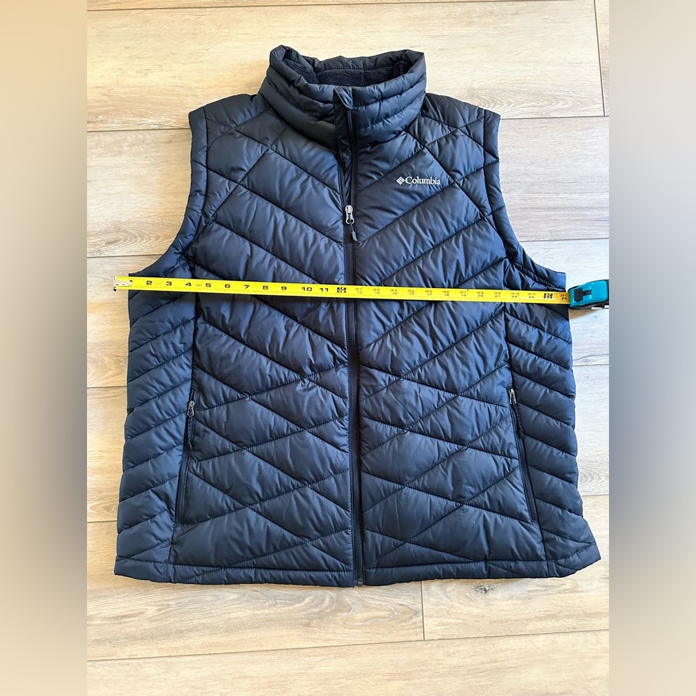 Columbia Women's Heavenly Black Puffer Vest Women Plus Size 2X - Picture 10 of 11